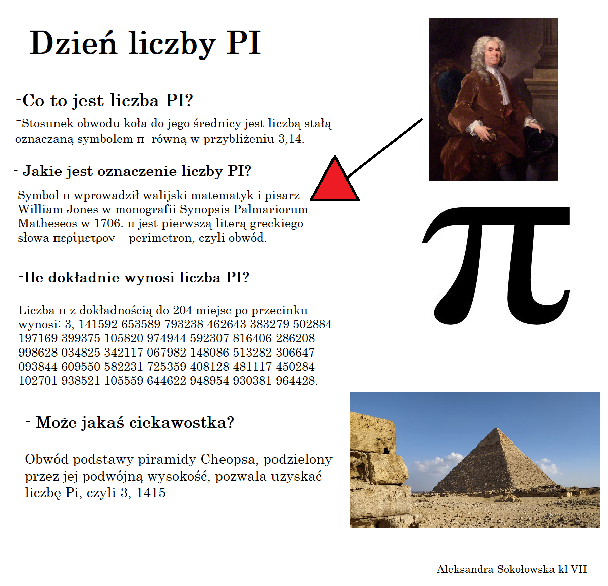 Dzień liczby Pi w naszej szkole